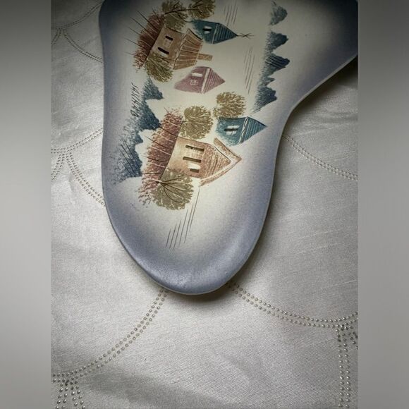 SASCHA B BRASTOFF MID-CENTURY‎ MCM ASHTRAY, DISH - ROOFTOPS - SIGNED - Picture 6 of 14